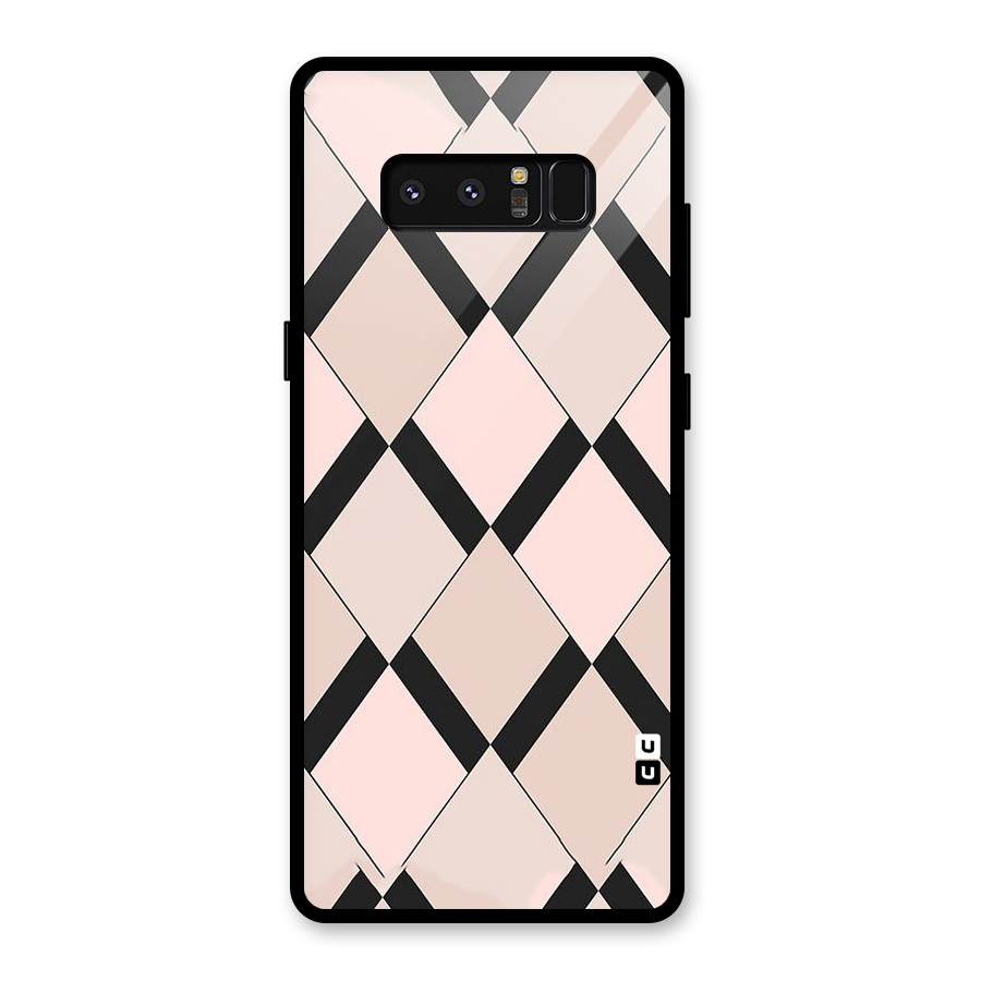 Light Pink Glass Back Case for Galaxy Note 8