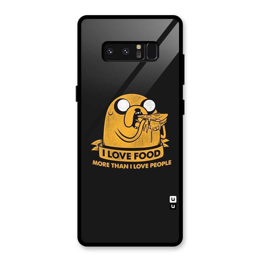 Love Food Glass Back Case for Galaxy Note 8