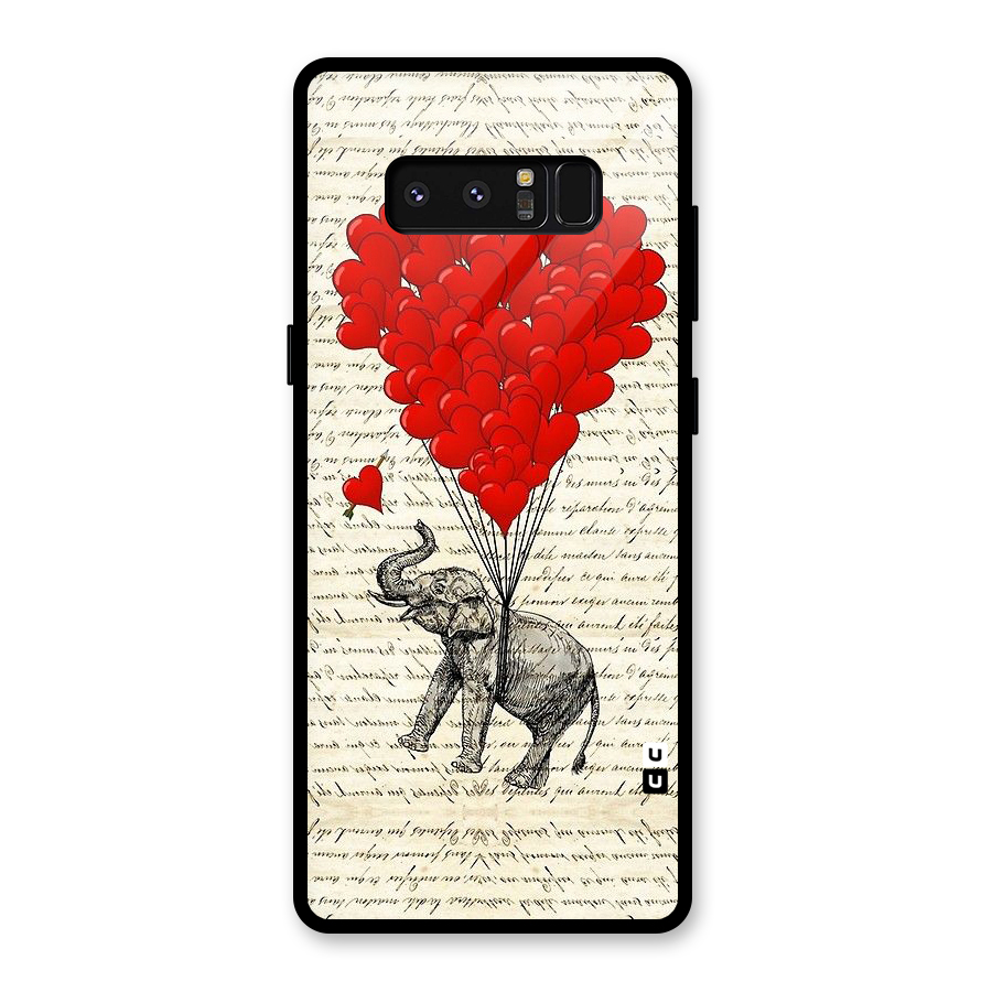 Love Weight Glass Back Case for Galaxy Note 8