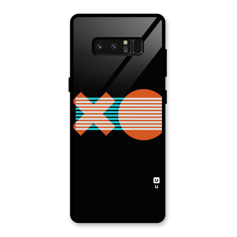 Minimal Art Glass Back Case for Galaxy Note 8
