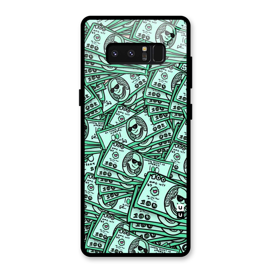 Money Swag Glass Back Case for Galaxy Note 8