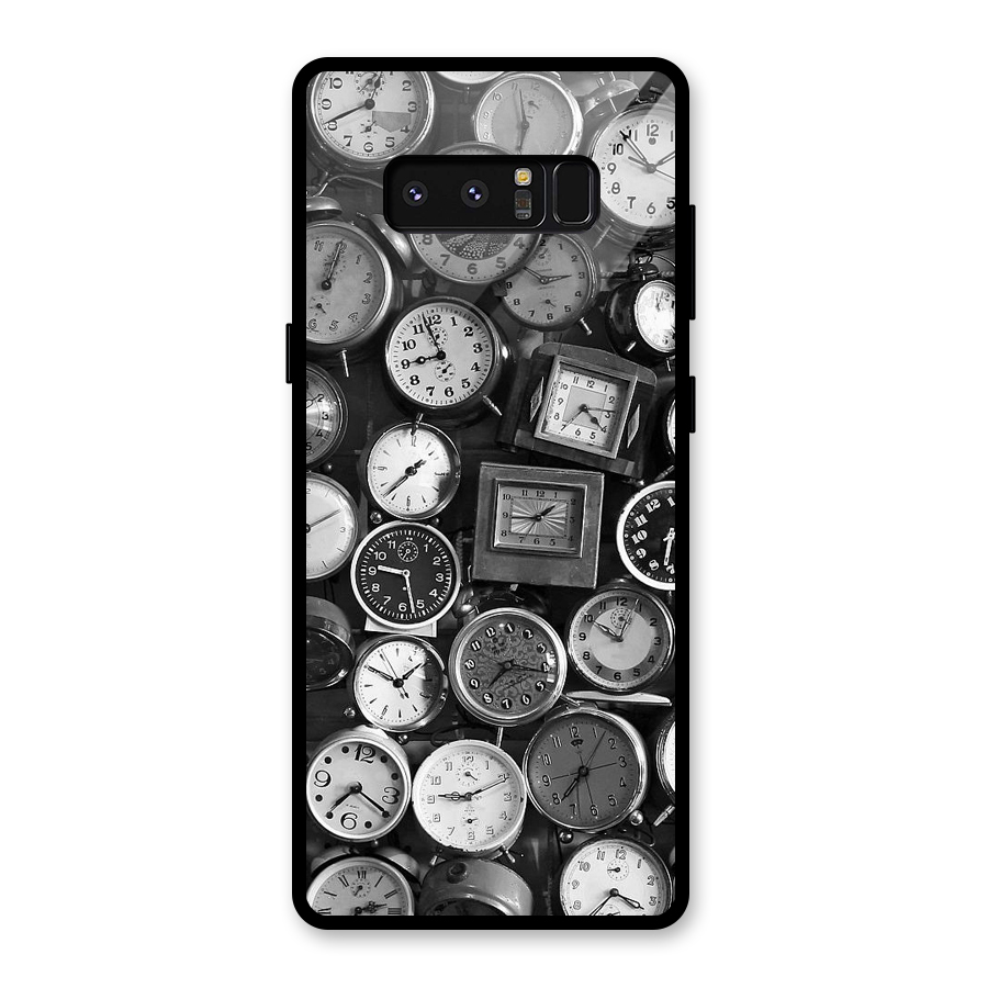 Monochrome Collection Glass Back Case for Galaxy Note 8