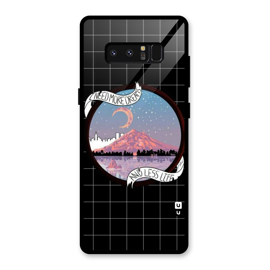 More Dreams Glass Back Case for Galaxy Note 8