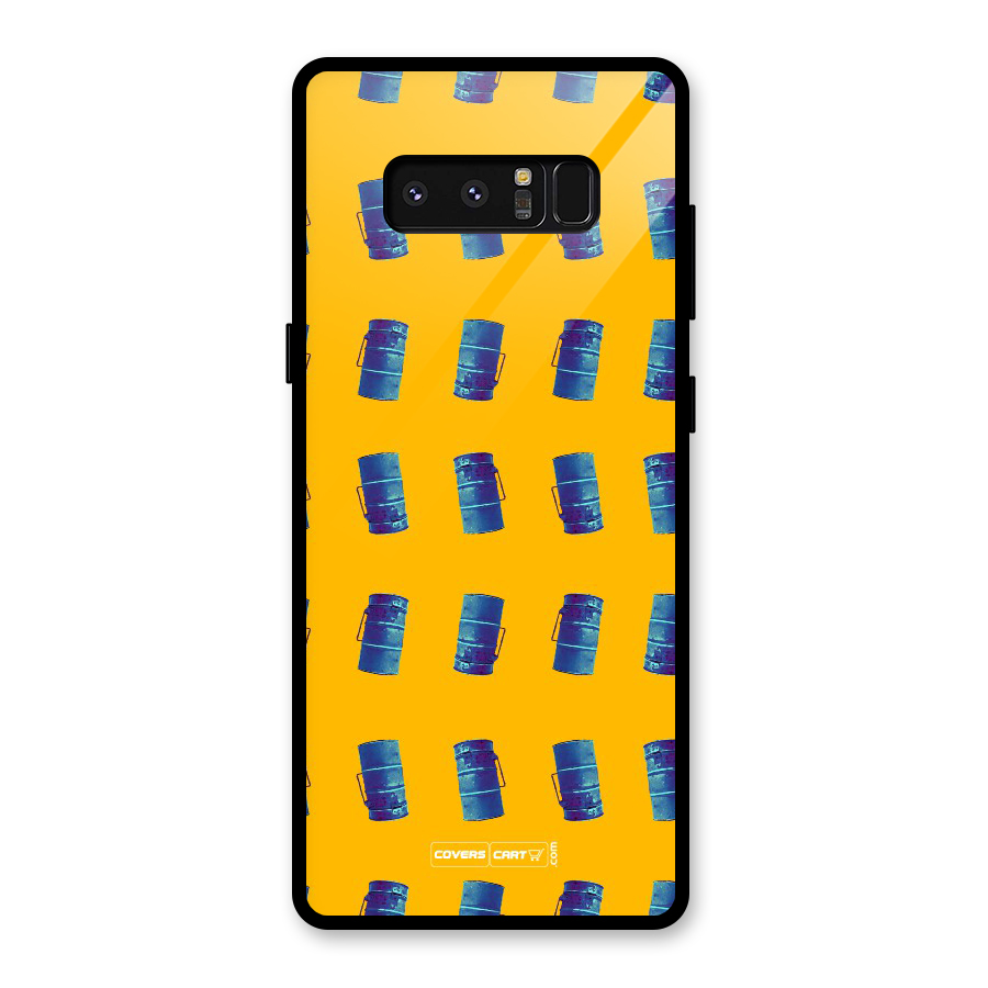 Mumbai Citystyle Glass Back Case for Galaxy Note 8