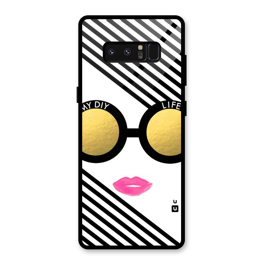 My DIY Life Glass Back Case for Galaxy Note 8