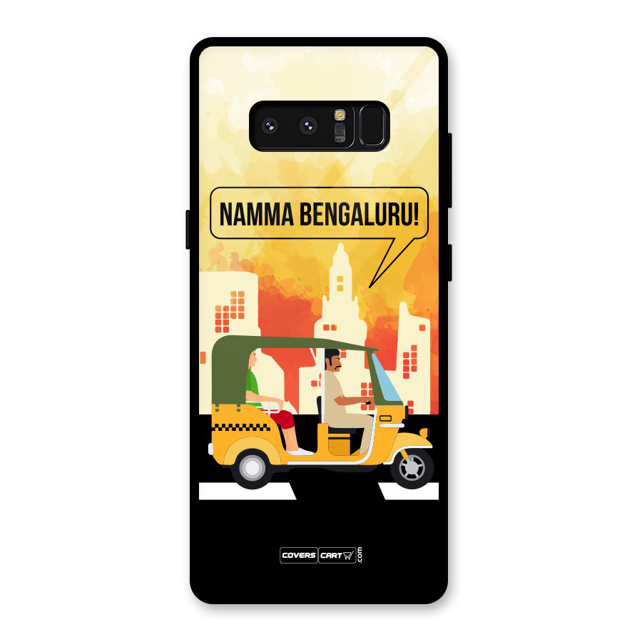 Namma Bengaluru Glass Back Case for Galaxy Note 8