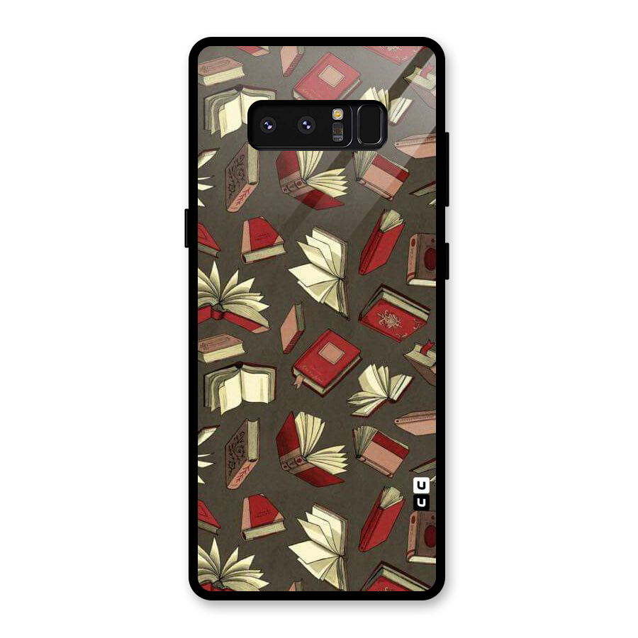 Nerd Head Glass Back Case for Galaxy Note 8