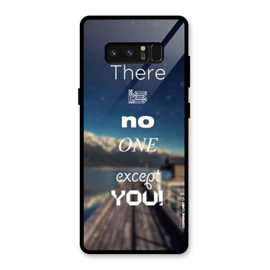 No One But You Glass Back Case for Galaxy Note 8