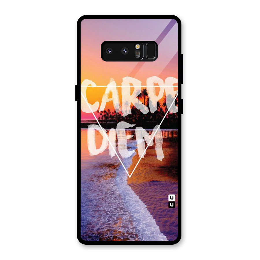 Oceanic Diem Glass Back Case for Galaxy Note 8
