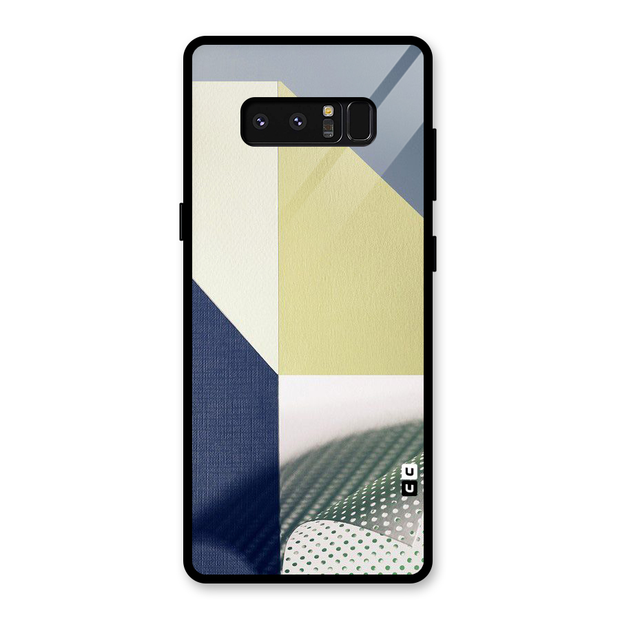Paper Art Glass Back Case for Galaxy Note 8