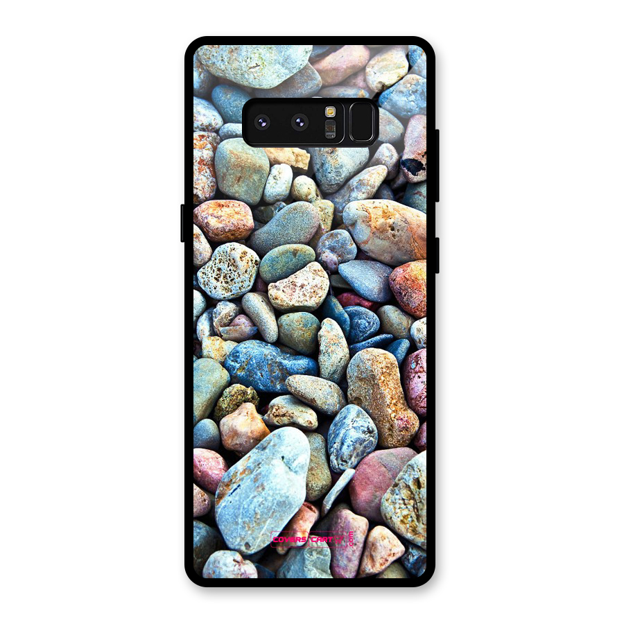 Pebbles Glass Back Case for Galaxy Note 8