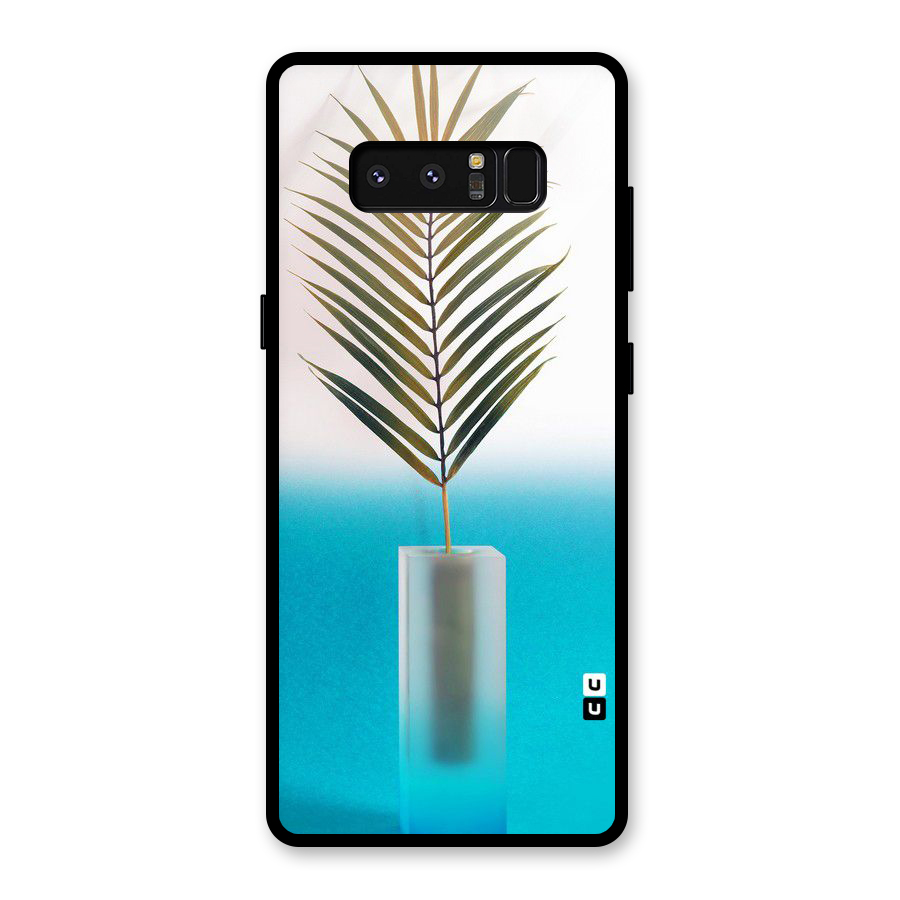 Plant Home Art Glass Back Case for Galaxy Note 8