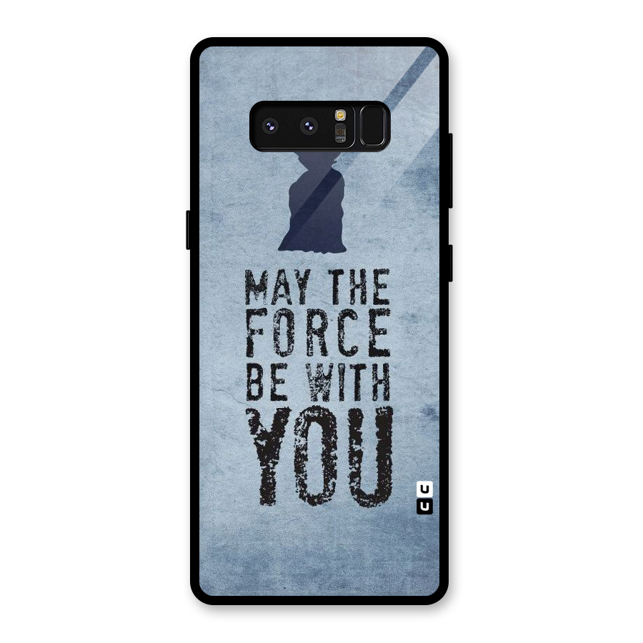 Power With You Glass Back Case for Galaxy Note 8