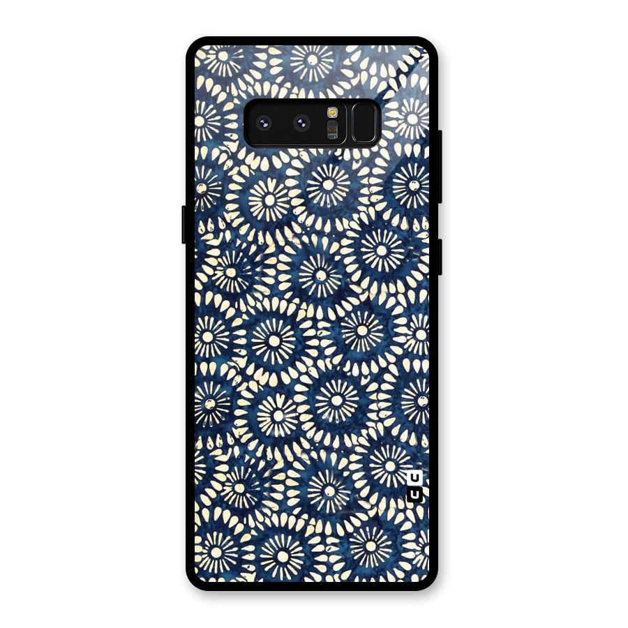 Pretty Circles Glass Back Case for Galaxy Note 8
