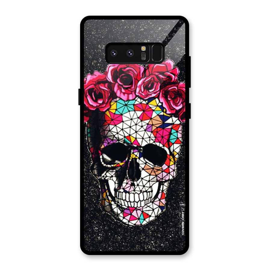 Pretty Dead Face Glass Back Case for Galaxy Note 8