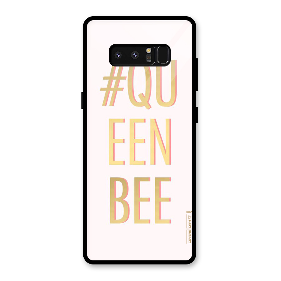 Queen Bee Glass Back Case for Galaxy Note 8