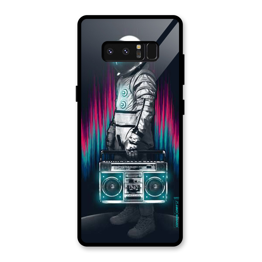 Radio Man Glass Back Case for Galaxy Note 8
