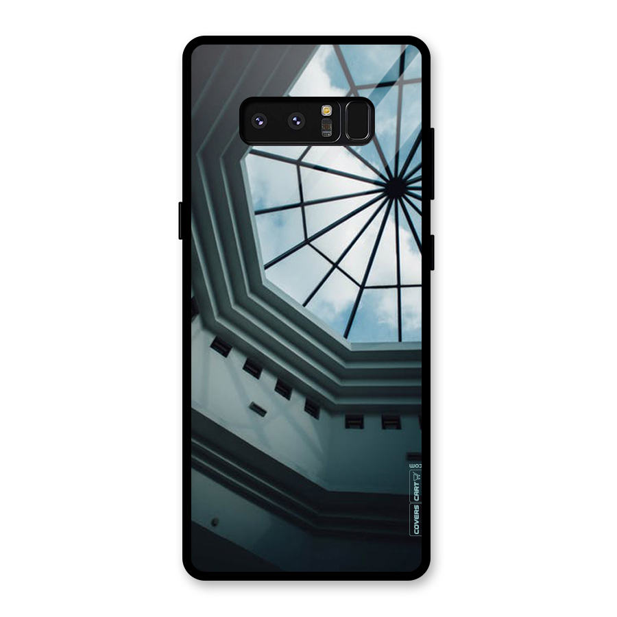 Rooftop Perspective Glass Back Case for Galaxy Note 8