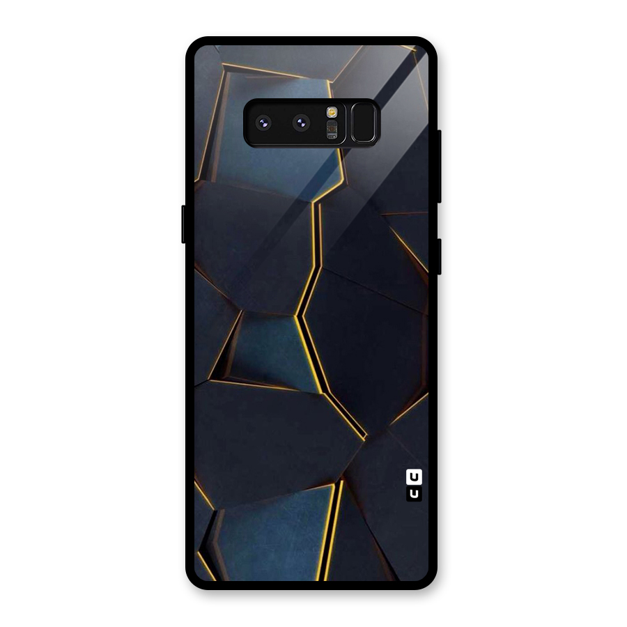 Royal Abstract Glass Back Case for Galaxy Note 8