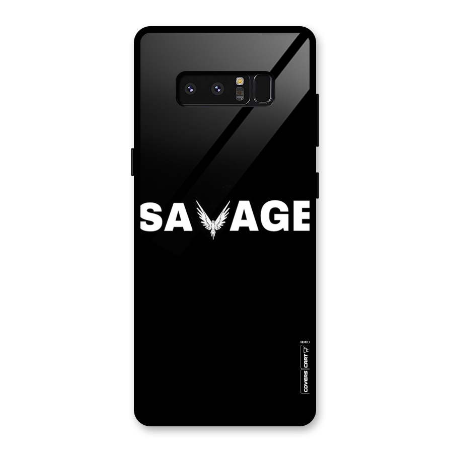Savage Glass Back Case for Galaxy Note 8