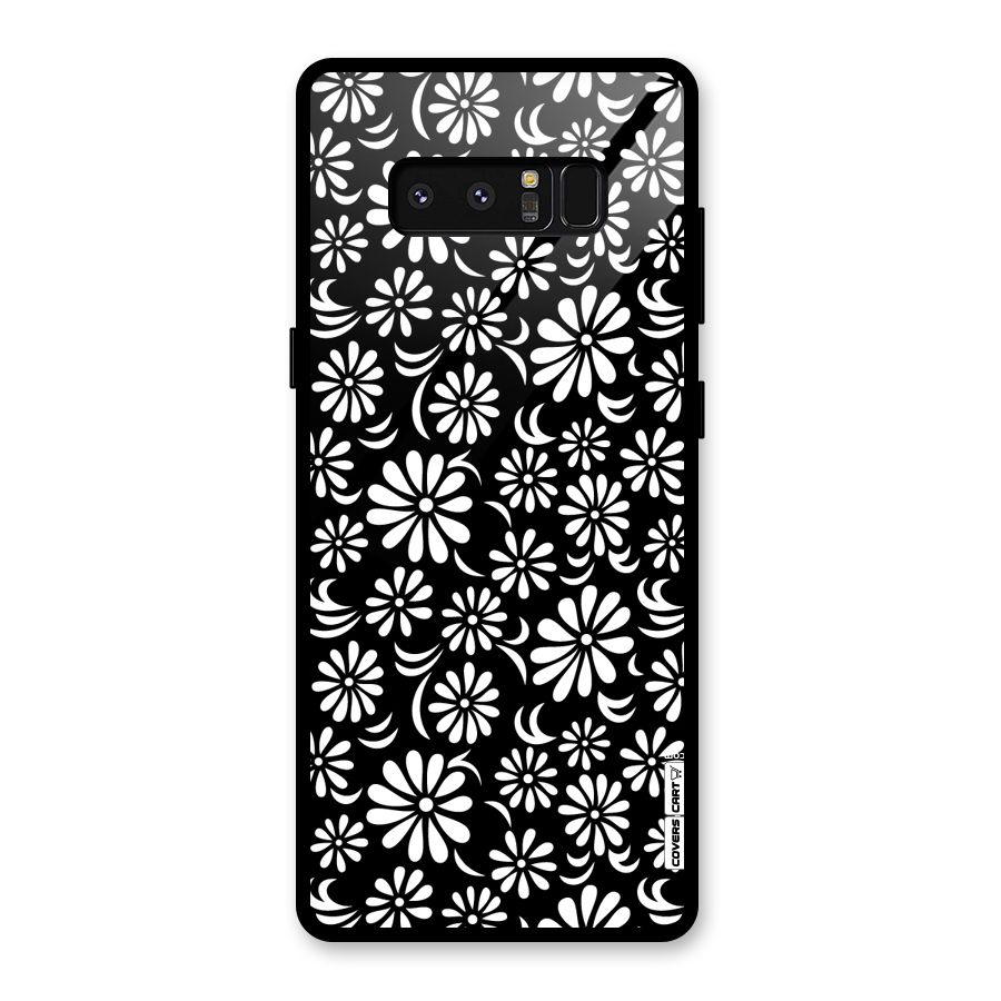 Sea Shell Abstract Art Glass Back Case for Galaxy Note 8