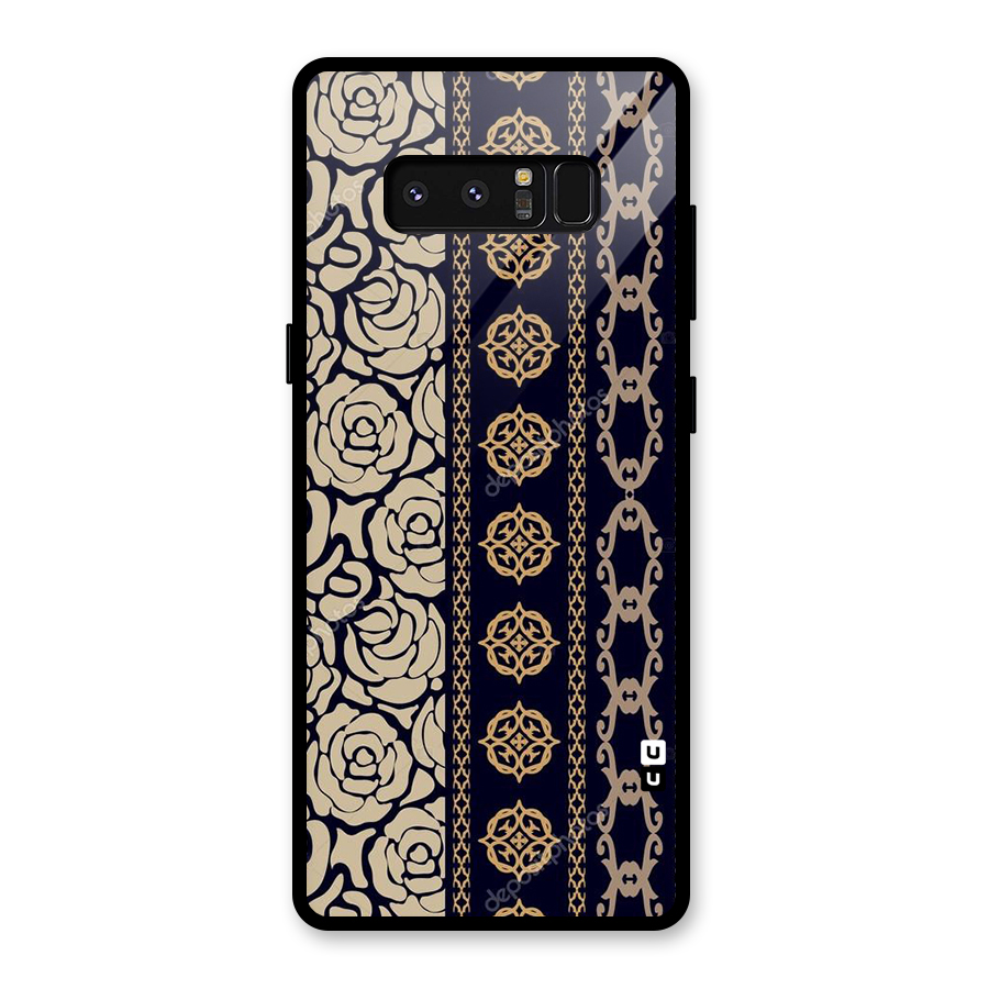 Seamless Pattern Glass Back Case for Galaxy Note 8