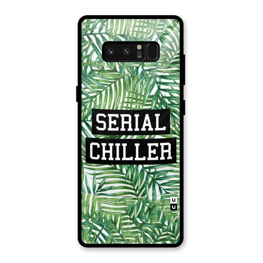Serial Chiller Glass Back Case for Galaxy Note 8