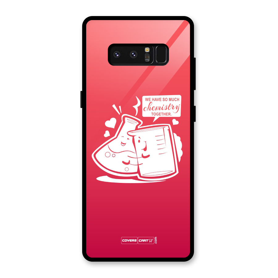 So Much Chemistry Glass Back Case for Galaxy Note 8