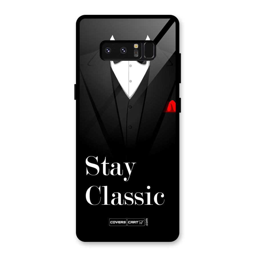 Stay Classic Glass Back Case for Galaxy Note 8
