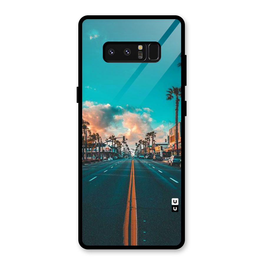Sundown Road Glass Back Case for Galaxy Note 8