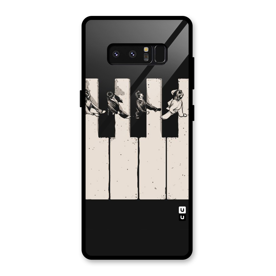 Talk A Walk Glass Back Case for Galaxy Note 8
