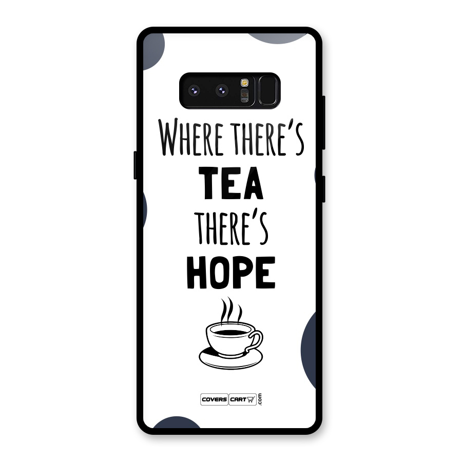 Tea Hope Glass Back Case for Galaxy Note 8