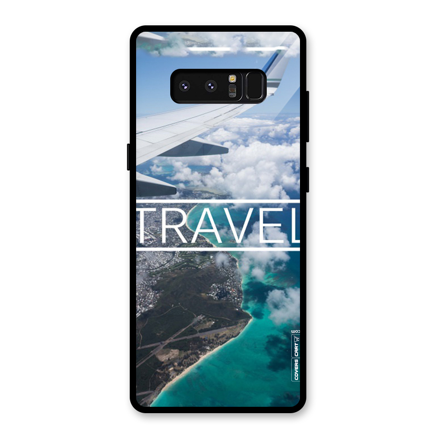 Travel Glass Back Case for Galaxy Note 8