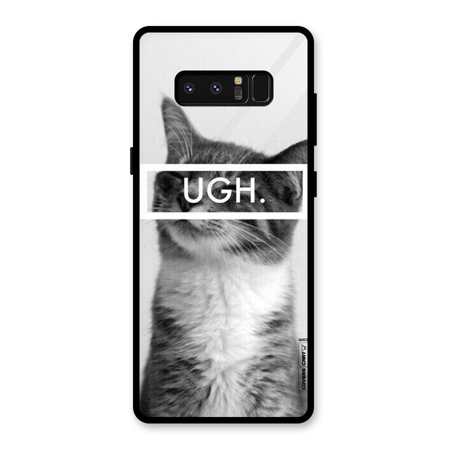 Ugh Kitty Glass Back Case for Galaxy Note 8