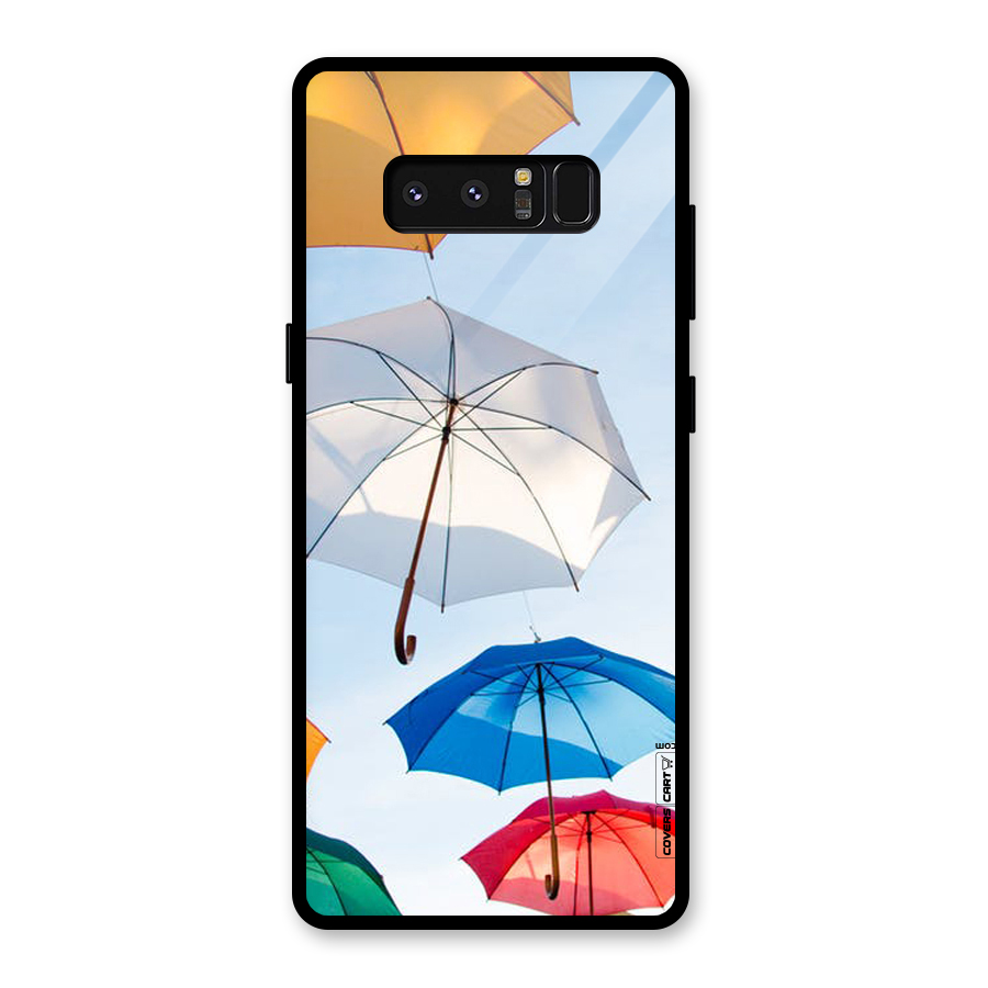 Umbrella Sky Glass Back Case for Galaxy Note 8