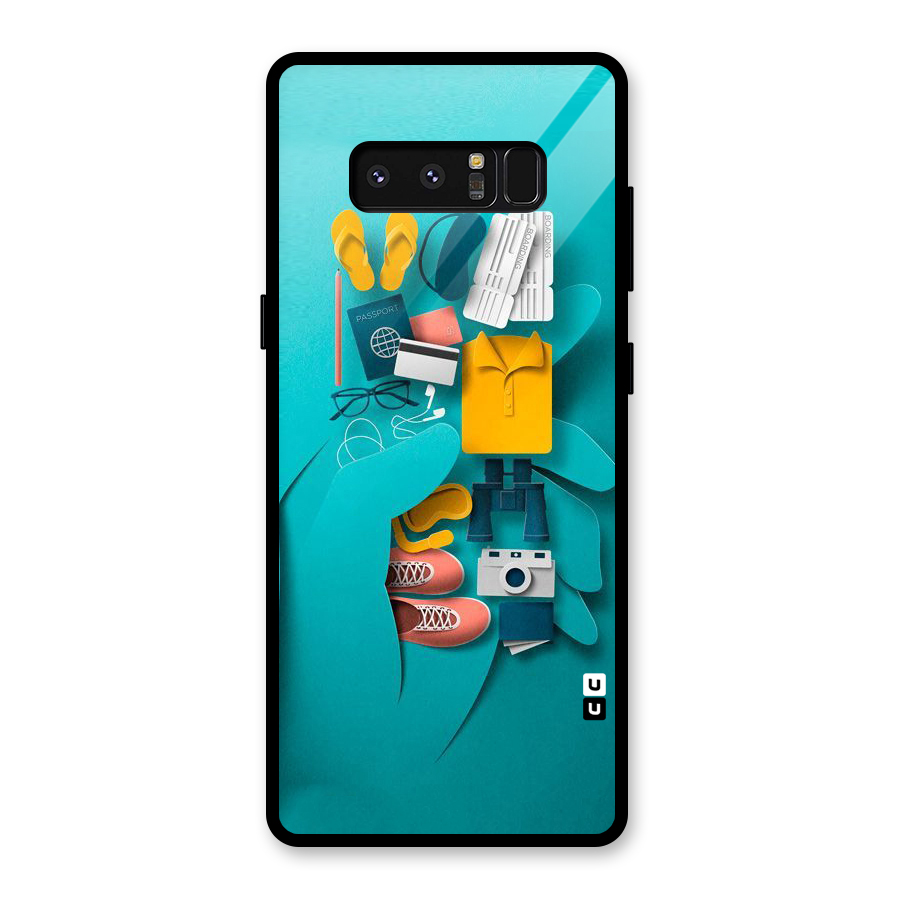 Vacay Vibes Glass Back Case for Galaxy Note 8