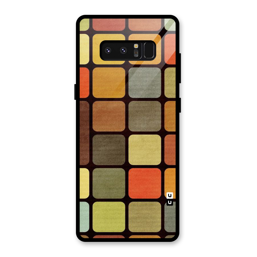 Vintage Boxes Glass Back Case for Galaxy Note 8
