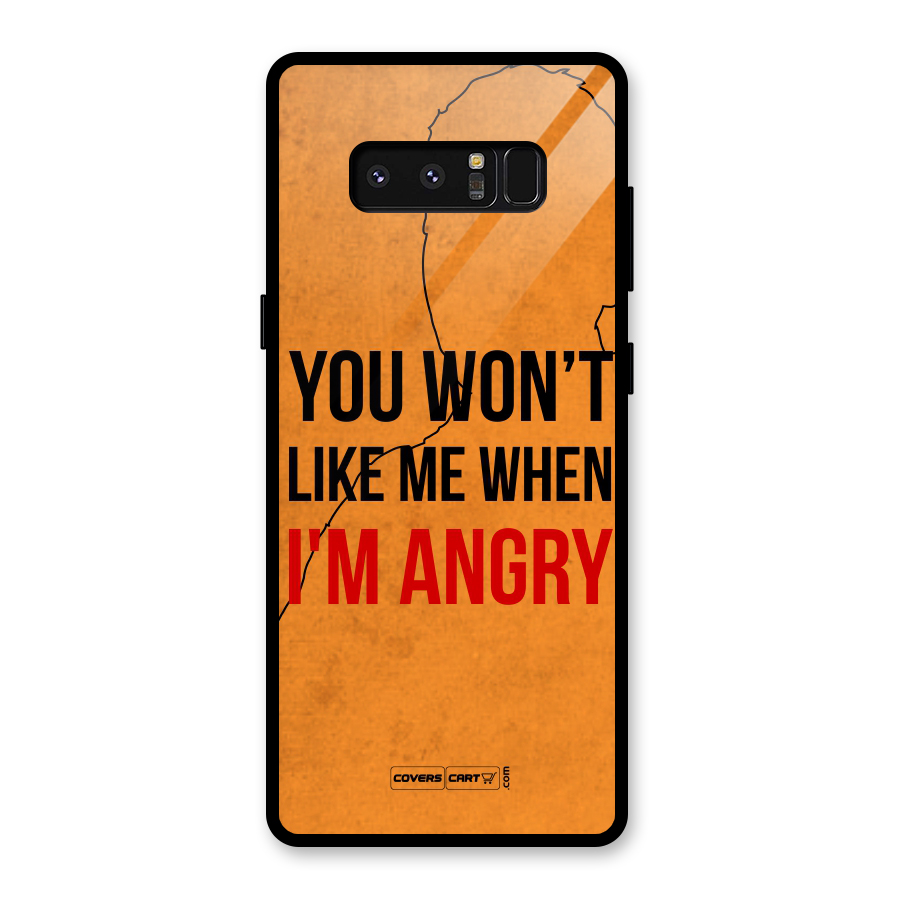 When I M Angry Glass Back Case for Galaxy Note 8
