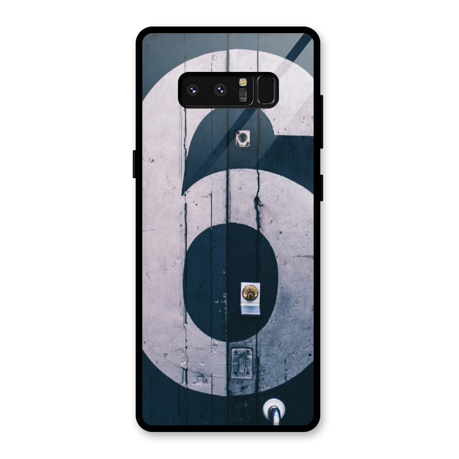 Wooden Six Glass Back Case for Galaxy Note 8