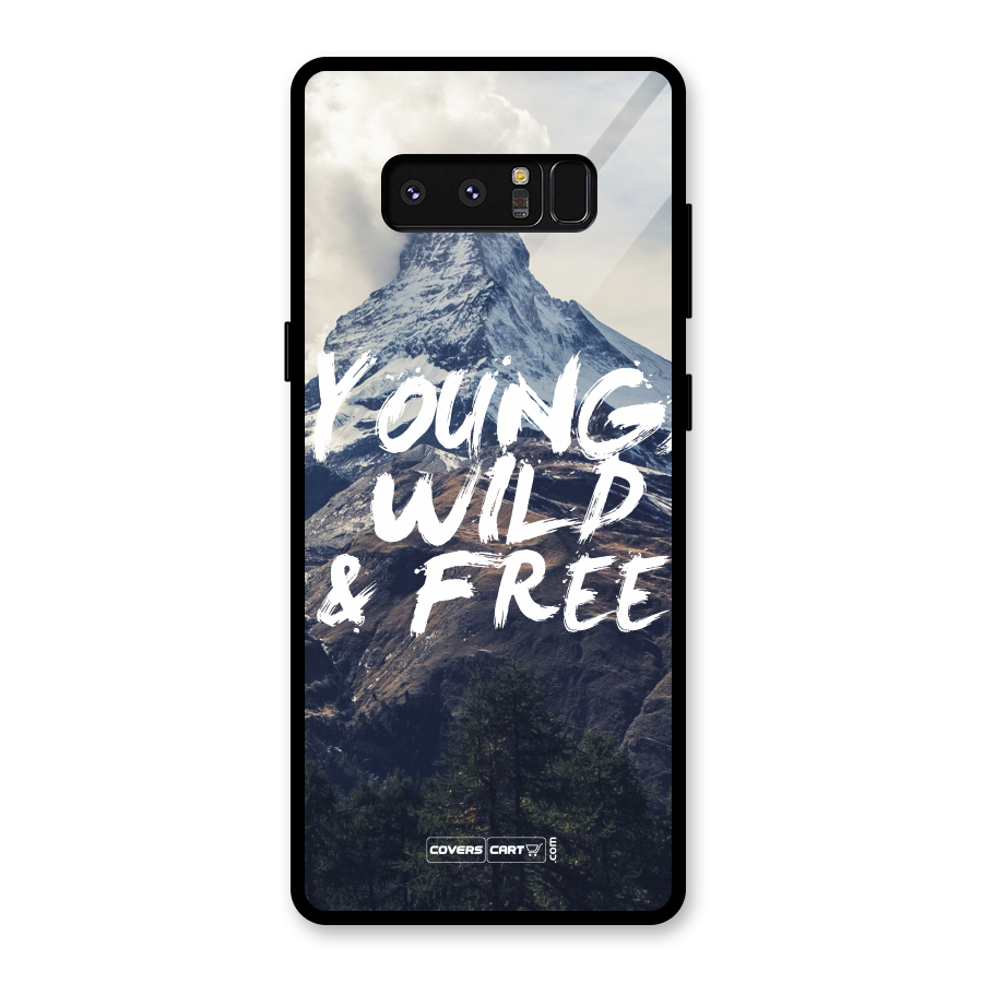 Young Wild and Free Glass Back Case for Galaxy Note 8
