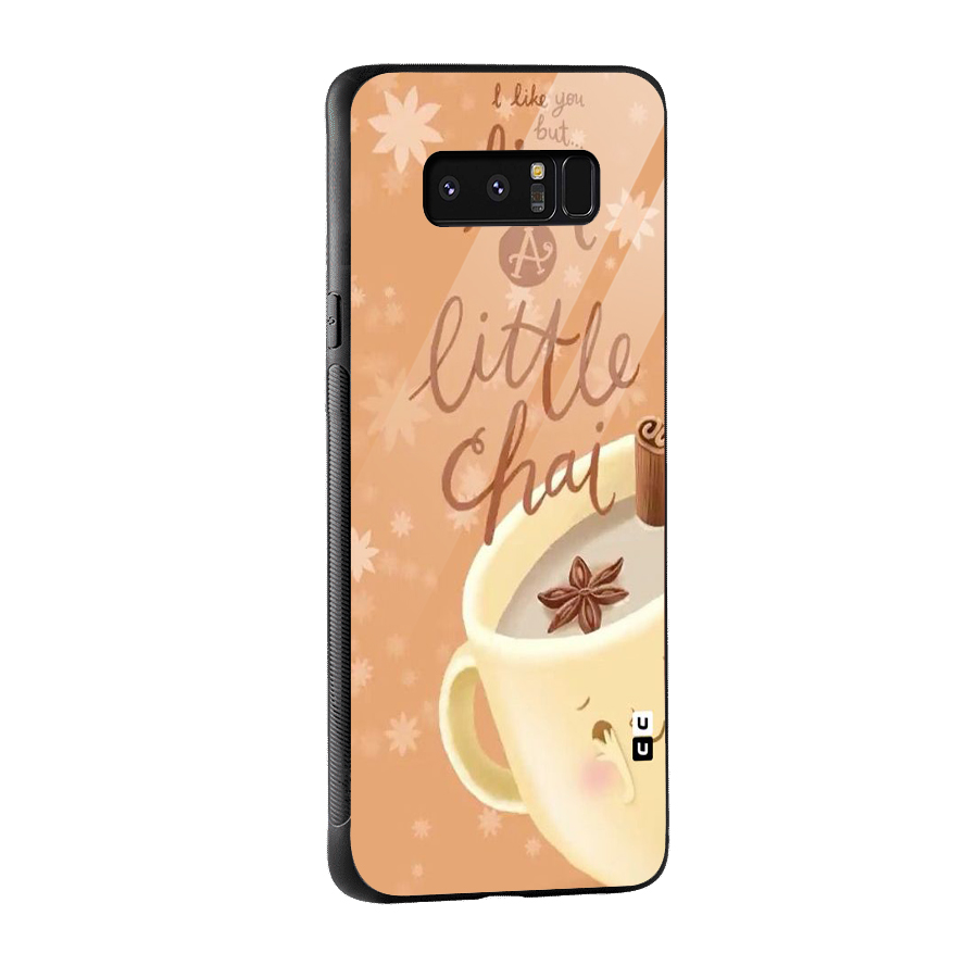 A Little Chai Glass Back Case for Galaxy Note 8