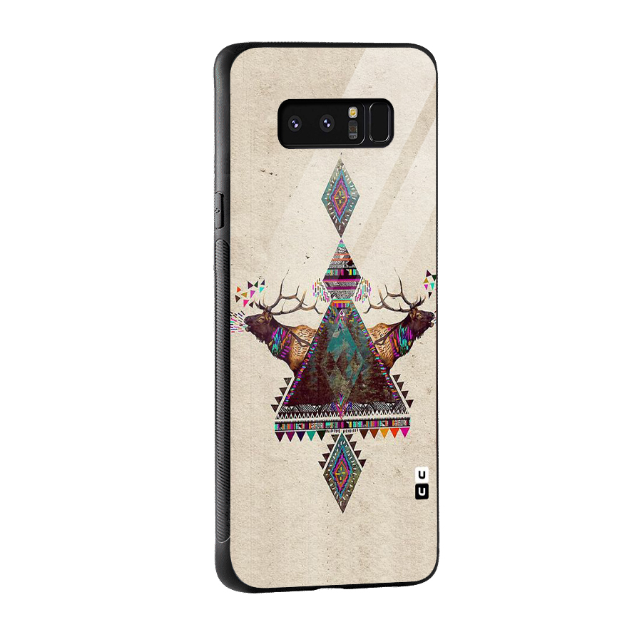 Aesthetic Bull Glass Back Case for Galaxy Note 8