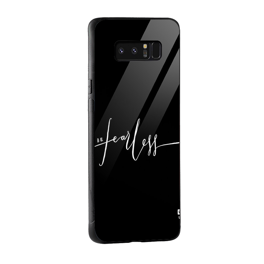 Always Be Fearless Glass Back Case for Galaxy Note 8