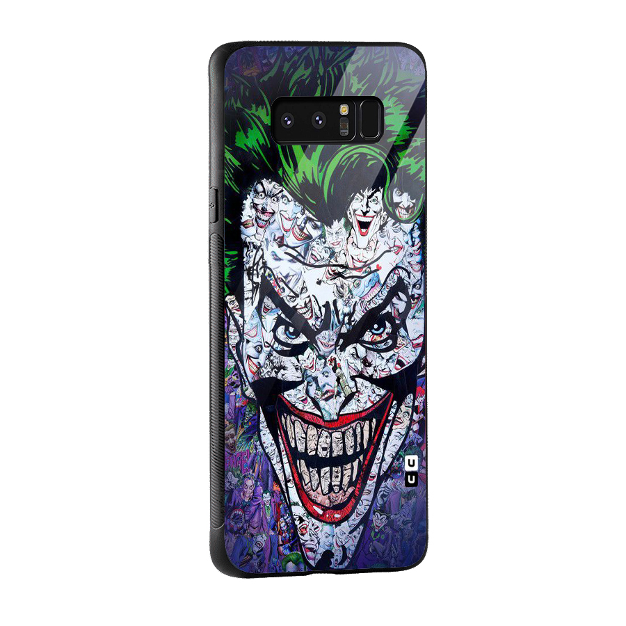 Art Face Glass Back Case for Galaxy Note 8
