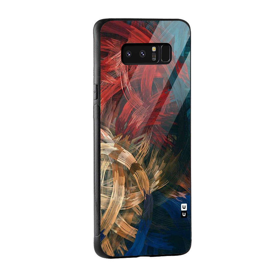 Artsy Colors Glass Back Case for Galaxy Note 8