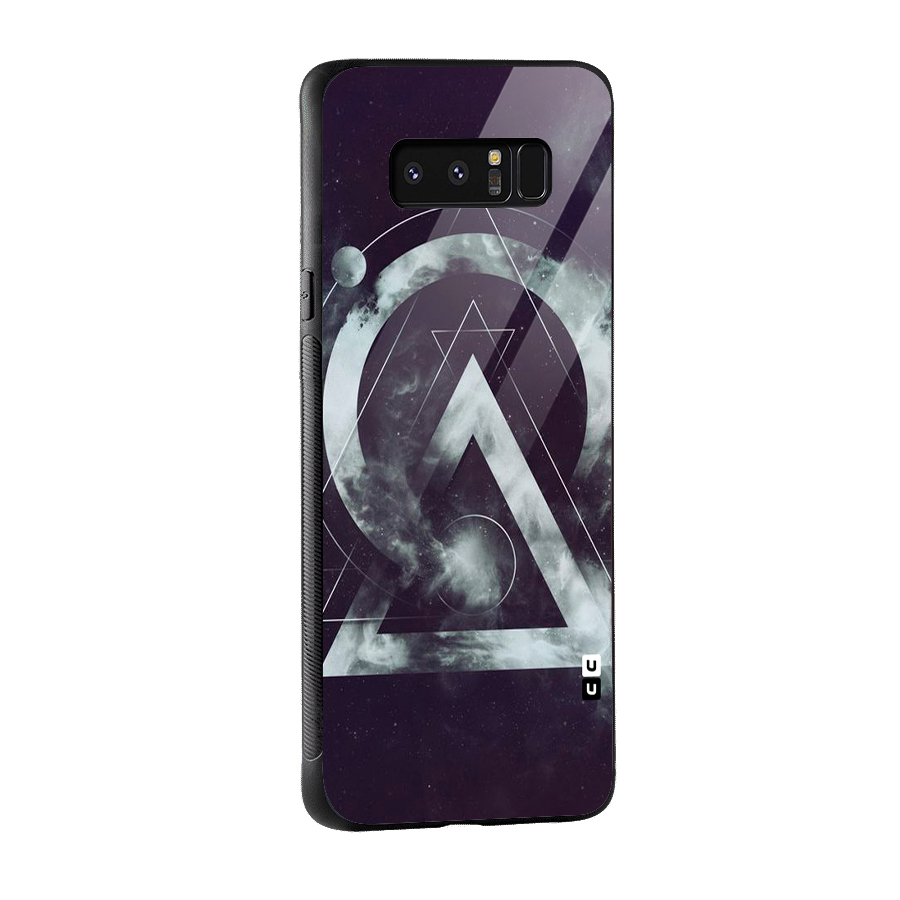 Basic Galaxy Shape Glass Back Case for Galaxy Note 8