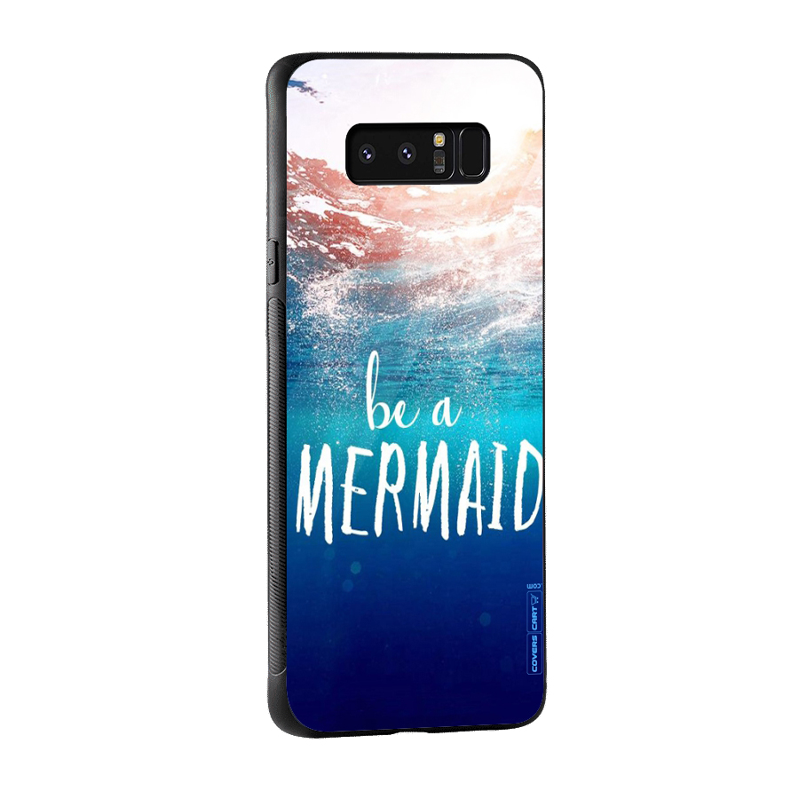 Be A Mermaid Glass Back Case for Galaxy Note 8