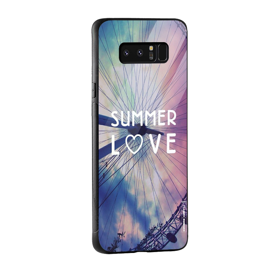 Beach Dreams Glass Back Case for Galaxy Note 8