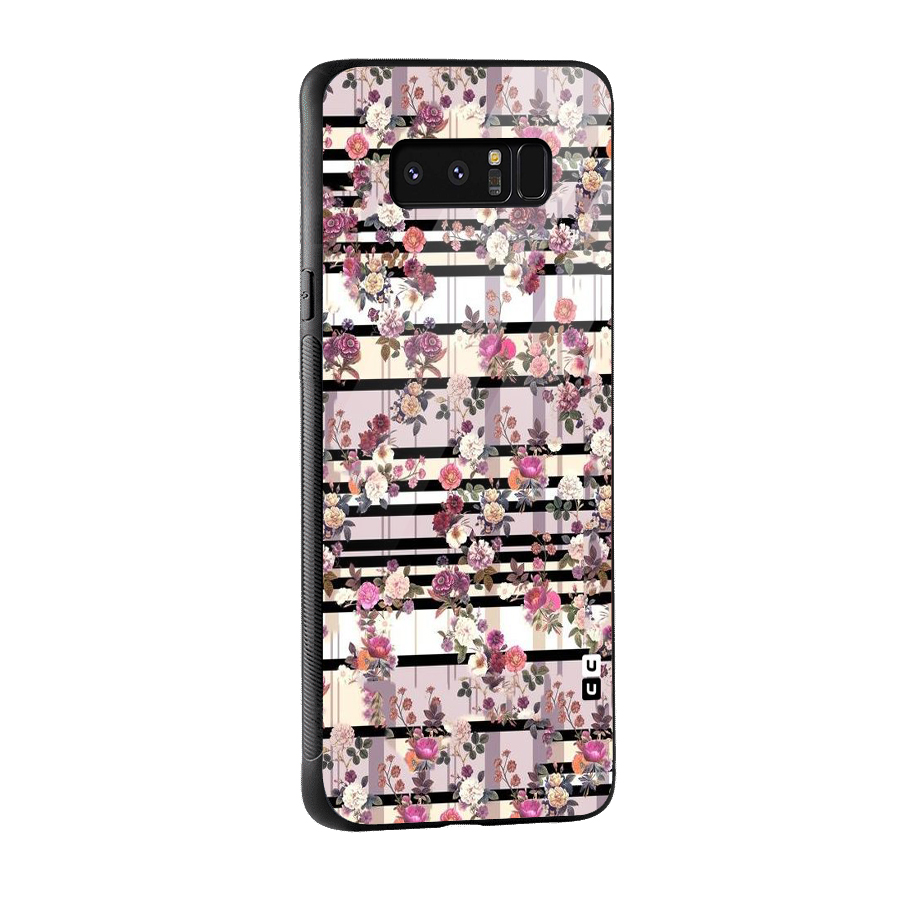 Beauty In Floral Glass Back Case for Galaxy Note 8