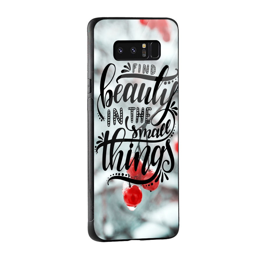 Beauty in Small Things Glass Back Case for Galaxy Note 8